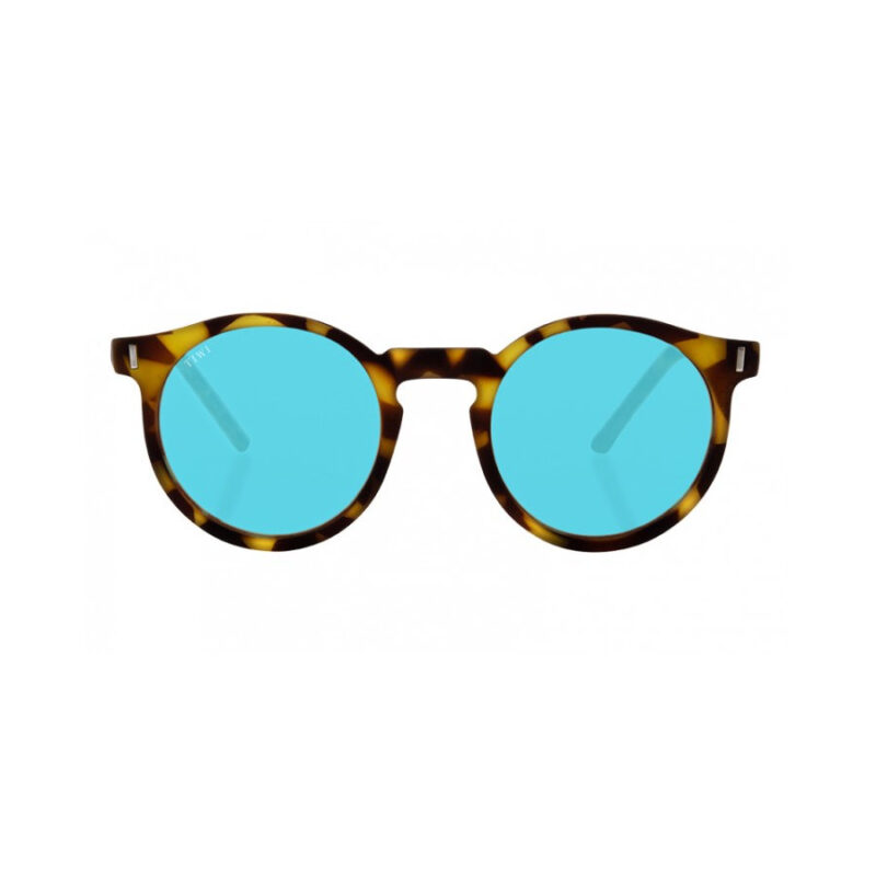 TIWI Antibes Rubber Green Tortoise with Blue Lenses (antirreflejos)