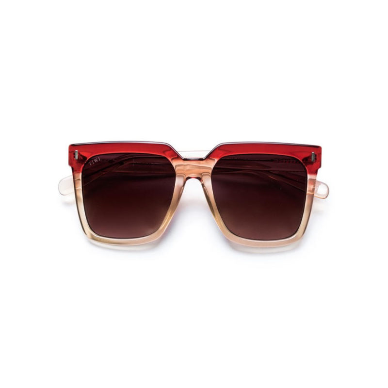 TIWI Kelly Shiny Bicolour Pink Red with Burgundy Grandient lenses